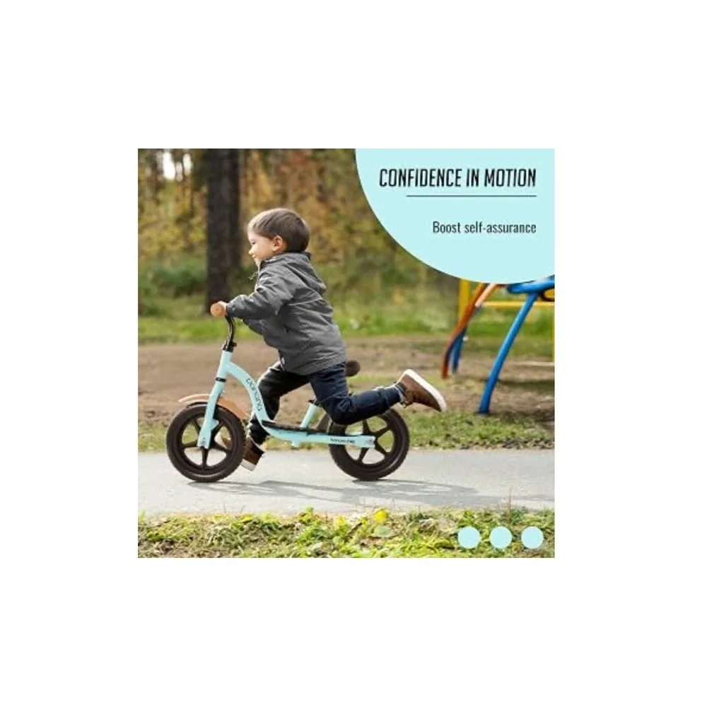 Banana Bike 2 in 1 Kids Balance Bike Scooter Hybrid Powder Blue Toddler  NIB